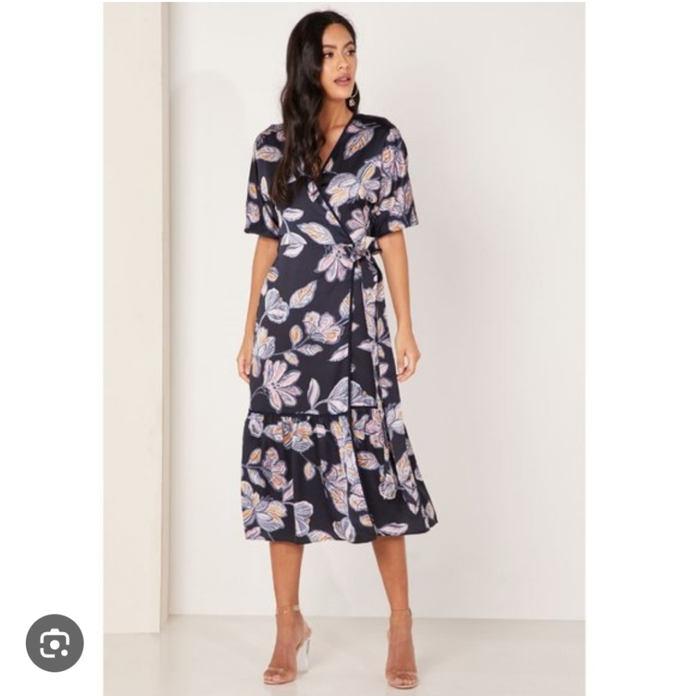 Foxiedox O'Keefe Wrap Dress Large NWT